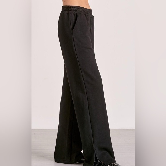 Elan Pants - ELAN Wide Leg Pants Black, size Small NWT